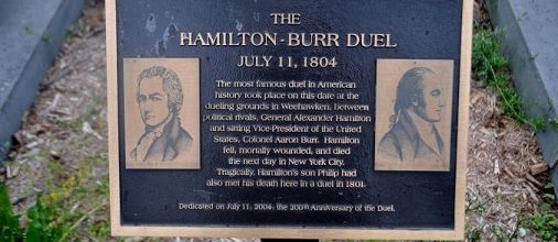 “The World Was Wide Enough”: Hamilton & Burr